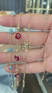 Video of Different Styles of Anklets available at Veka Jewelry.