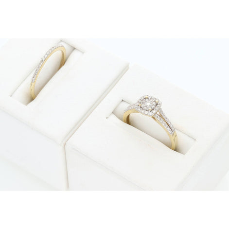 10 Karat Gold 1/2ct Diamond Ciara Bridal Set Ring