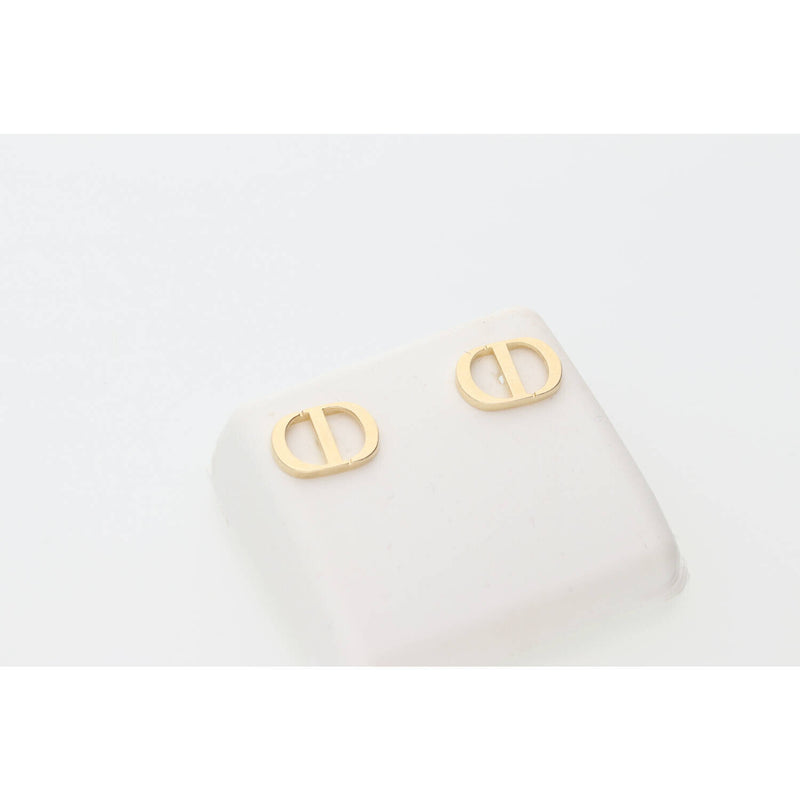 14 Karat Gold CD Stud Earring W:1.5