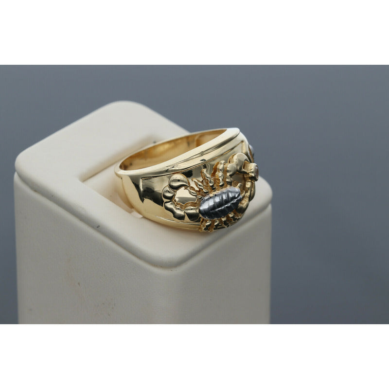 14 karat Gold and CZ Scorpion Ring