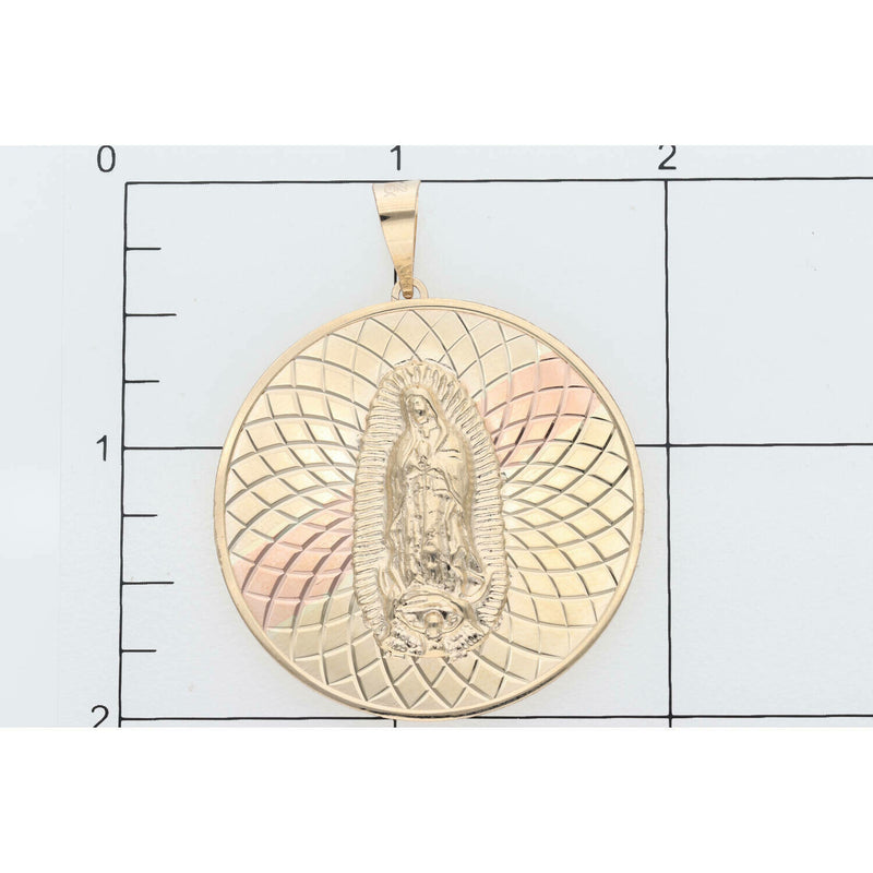 14 Karat Gold Guadalupe Medal
