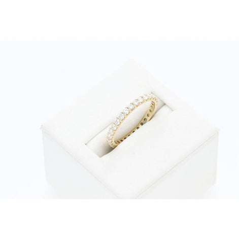 10 Karat Gold 7/8ctw Diamond Eternity Ring S:7 W:1.4