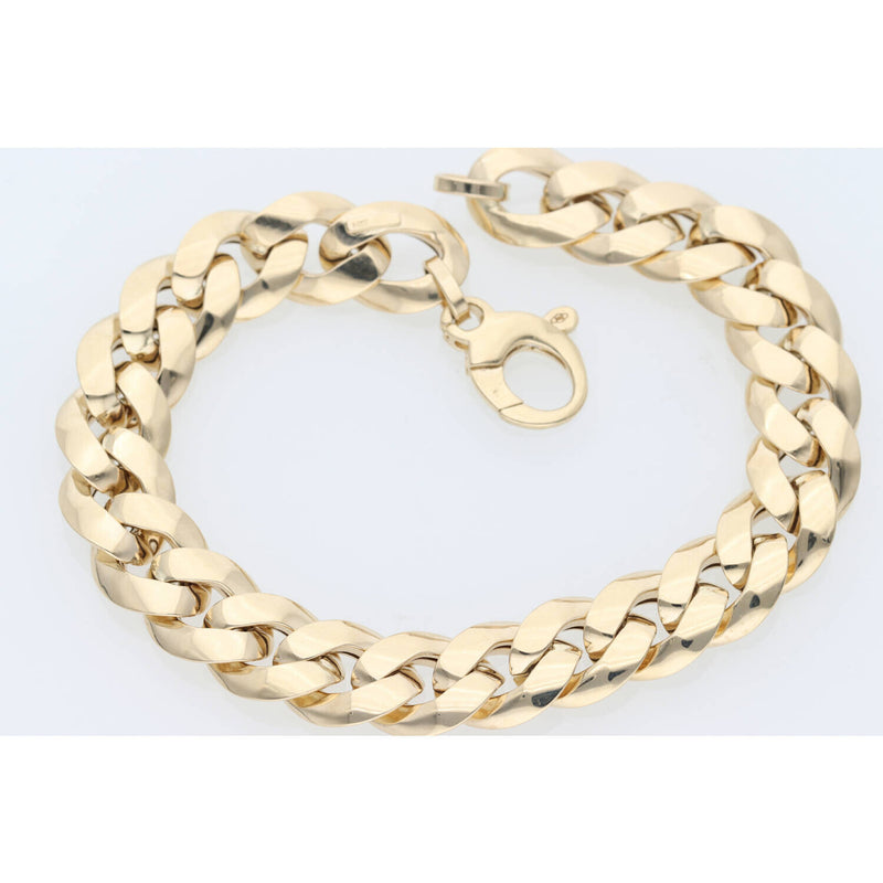 14k G Cuban Link Brac 10.4 x 8 W:11.7