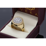 Gold Diamond Mens Ring