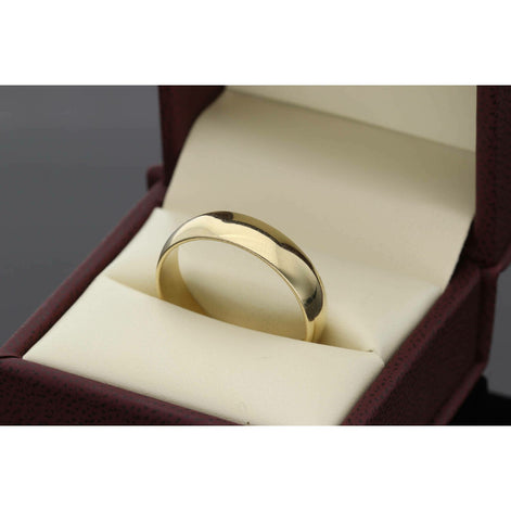 Gold Wedding Band Plain