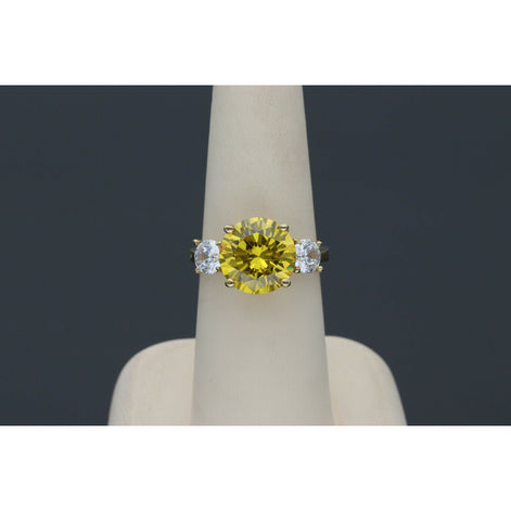 Gold Yellow Stone Ring