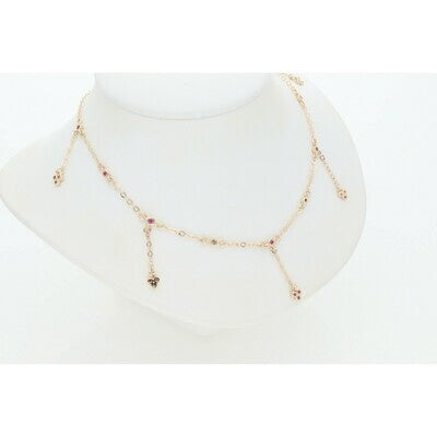14K Gold Rollo Necklace