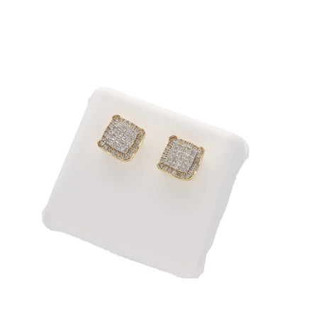 10K Gold 1/2 Ctw Diamond Stud Earrings