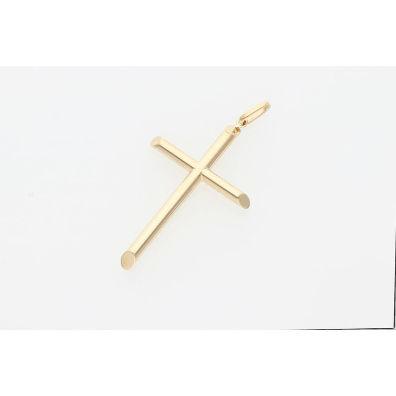 14K Gold Cross plain W:1.4