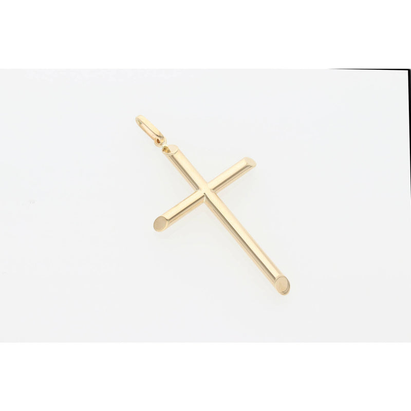 14K Gold Cross plain W:1.4