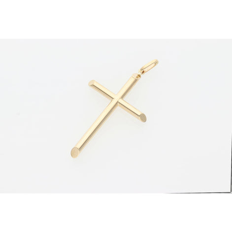 14K Gold Cross plain W:1.4