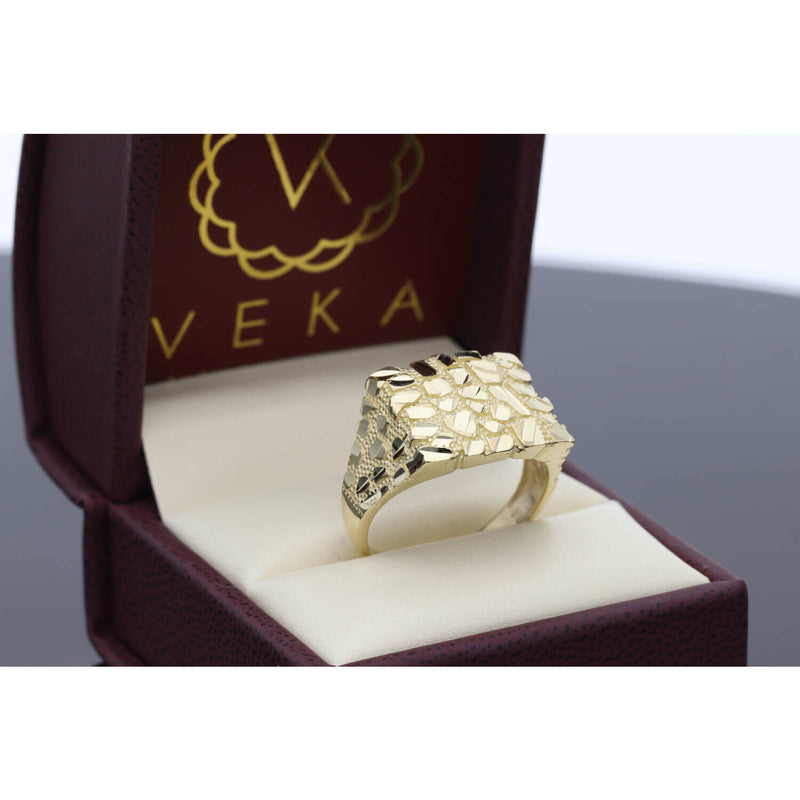 10 Karat Gold Nugget Ring