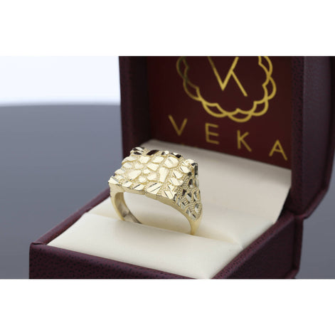 10 Karat Gold Nugget Ring