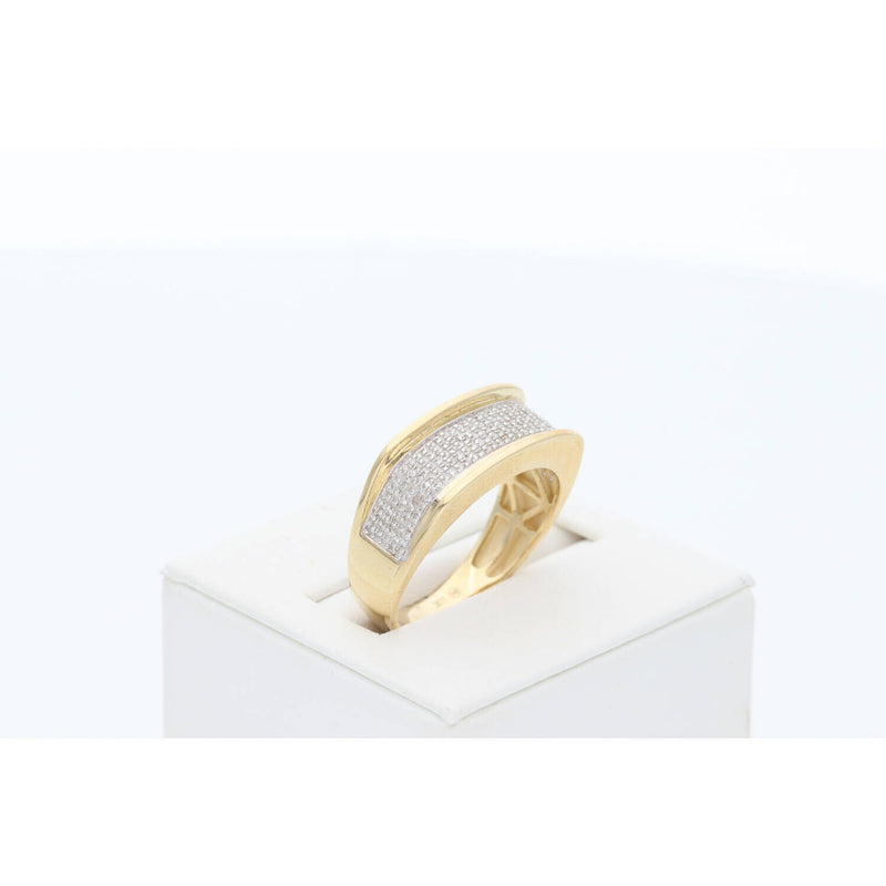 10K Gold 0.35 ctw Diam Wedd Band S:9.5 W:5.4