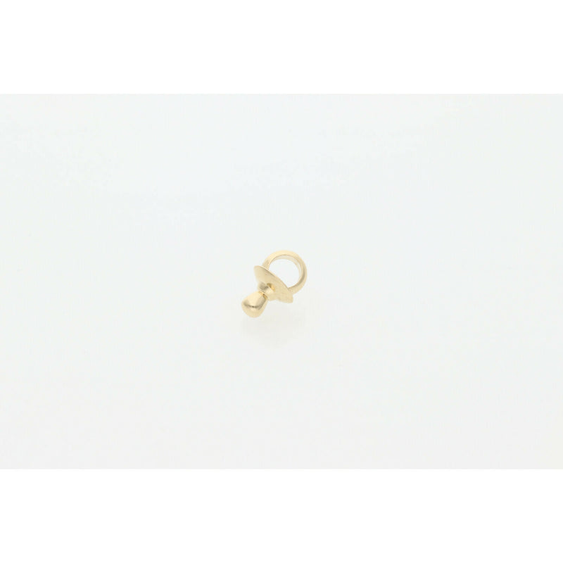 14 Karat Gold Pacifier Fancy Charm W:1.5