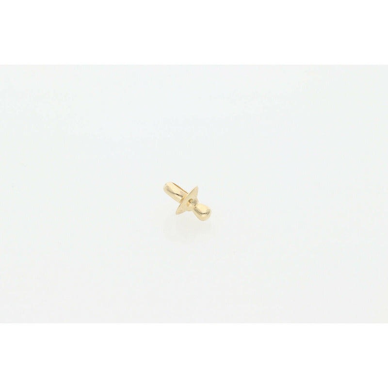 14 Karat Gold Pacifier Fancy Charm W:1.5