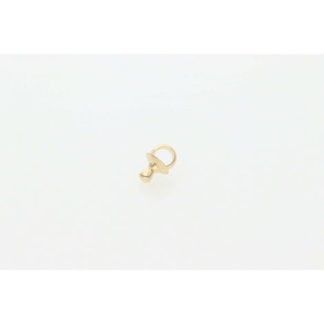 14 Karat Gold Pacifier Fancy Charm W:1.5