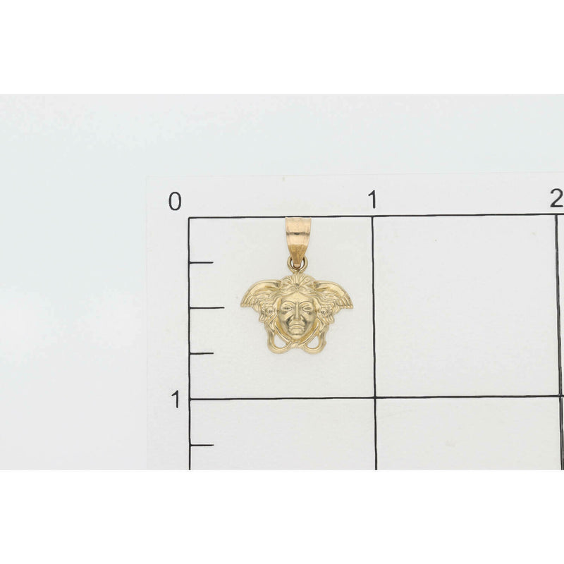 10 Karat Gold Mini Medusa Charm W:1
