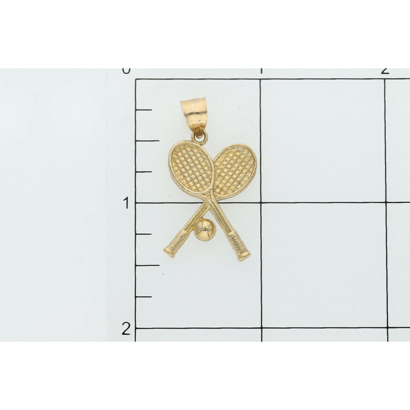10 Karat Gold Tennis Charm