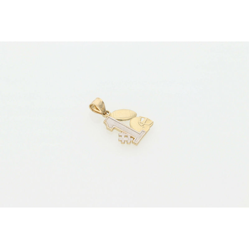 10 Karat Gold Two Tone "#1" Charm W:1.4