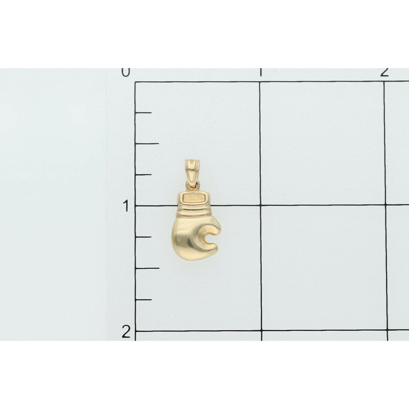 10 Karat Gold Box Glove Charm