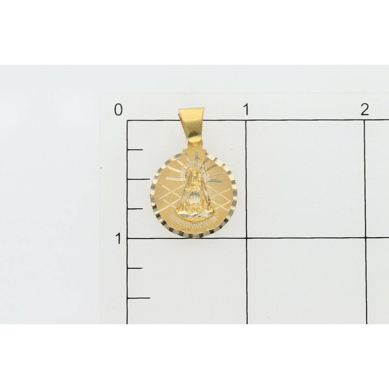 10 Karat Gold Caridad del Cobre Medal W:2.2