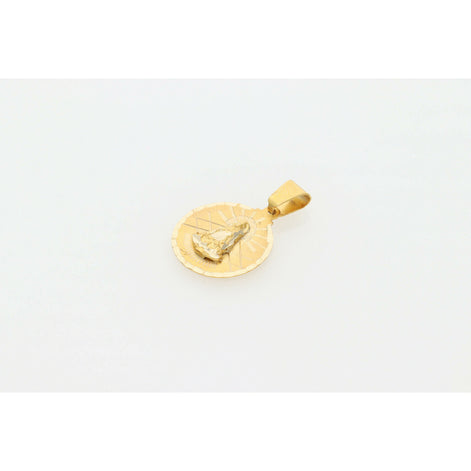 10 Karat Gold Caridad del Cobre Medal W:2.2