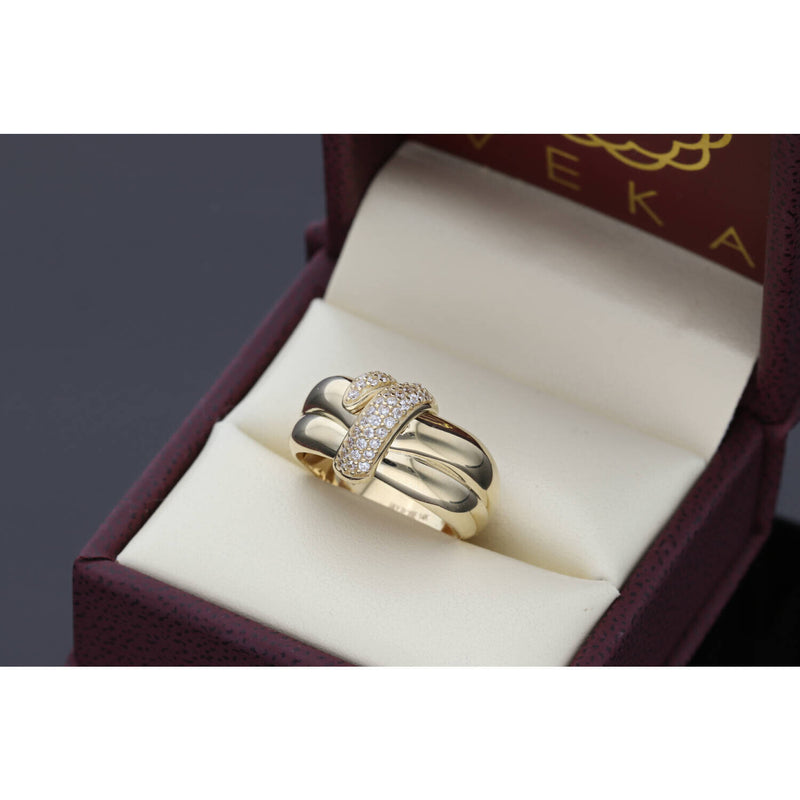 14 Karat Gold Bolo Ring