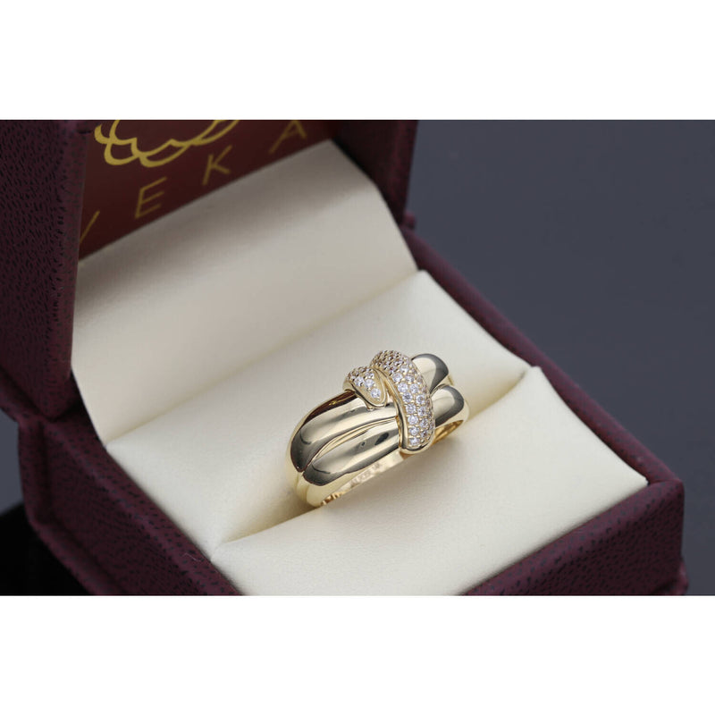 14 Karat Gold Bolo Ring