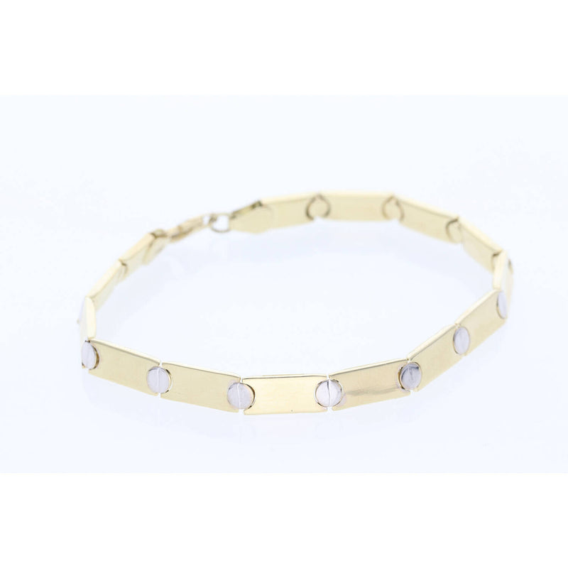 10KG 2Tone Flt-Screwhd Lnk Bra5.7x7"W:5.5