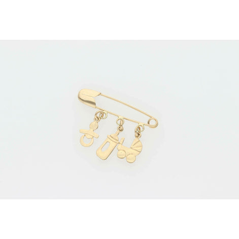 Gold Baby accessories Pin Charm