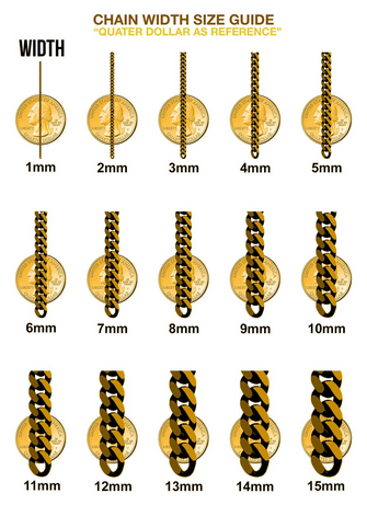 10K Gold Byzantine Necklaces 7.9x18" W:24