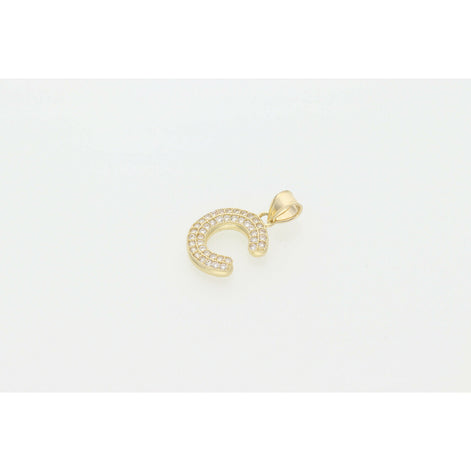 10 Karat Gold Zirconium Letter 