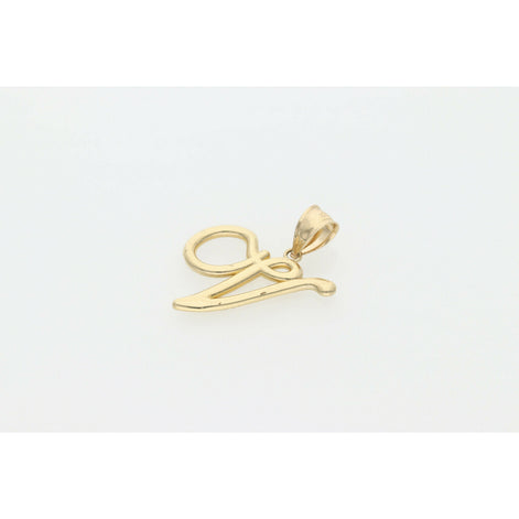 10 Karat Gold Cursive Letter 