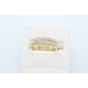 10 Karat Gold 0.25ctw Diamond Two Tone Ring