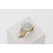 Diamond Cluster Flower Ring