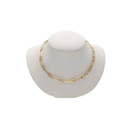 14K Gold Paper Clip Chain