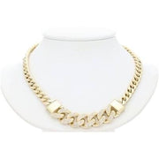 Miami Cuban Gold Fancy Necklace