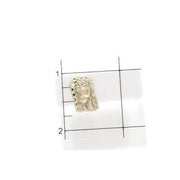 10 Karat Gold Jesus Face Earrings 