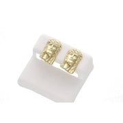  Gold Jesus Face Earrings