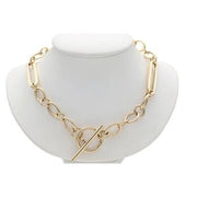 Gold Fancy Rolo Necklace
