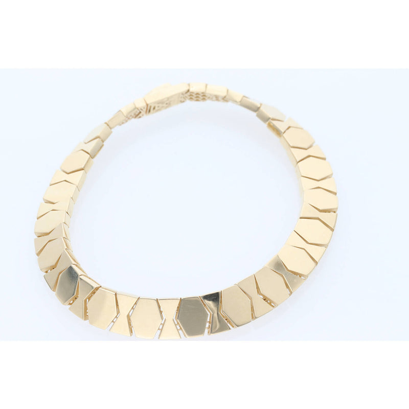 14K G Fancy XOXO Style Bracelet 5-8x7.5 W:11.4