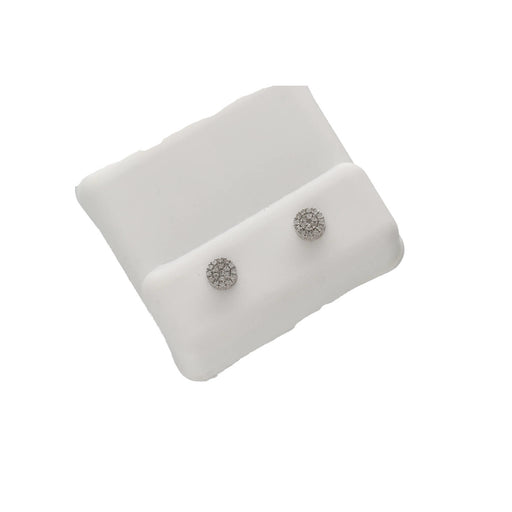 A pair of Men's 10K Gold Diamond Stud Earrings 0.15ctw Round Cut Natural Diamonds"

