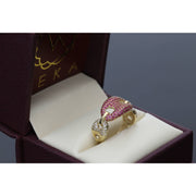 Real Gold Colored Mariner Ring