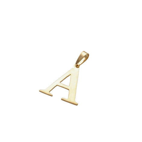 Gold Letter “A” Charm