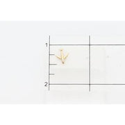 14K Gold & Cz Airplain Earring