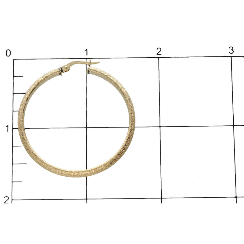14 Karat Gold Earrings Hoop