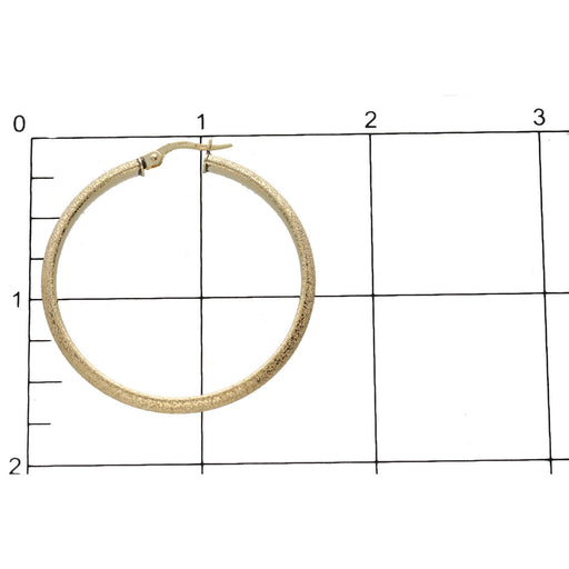 14 Karat Gold Earrings Hoop