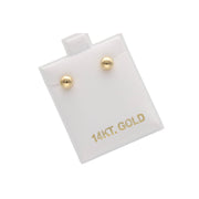 Gold ball Earrings