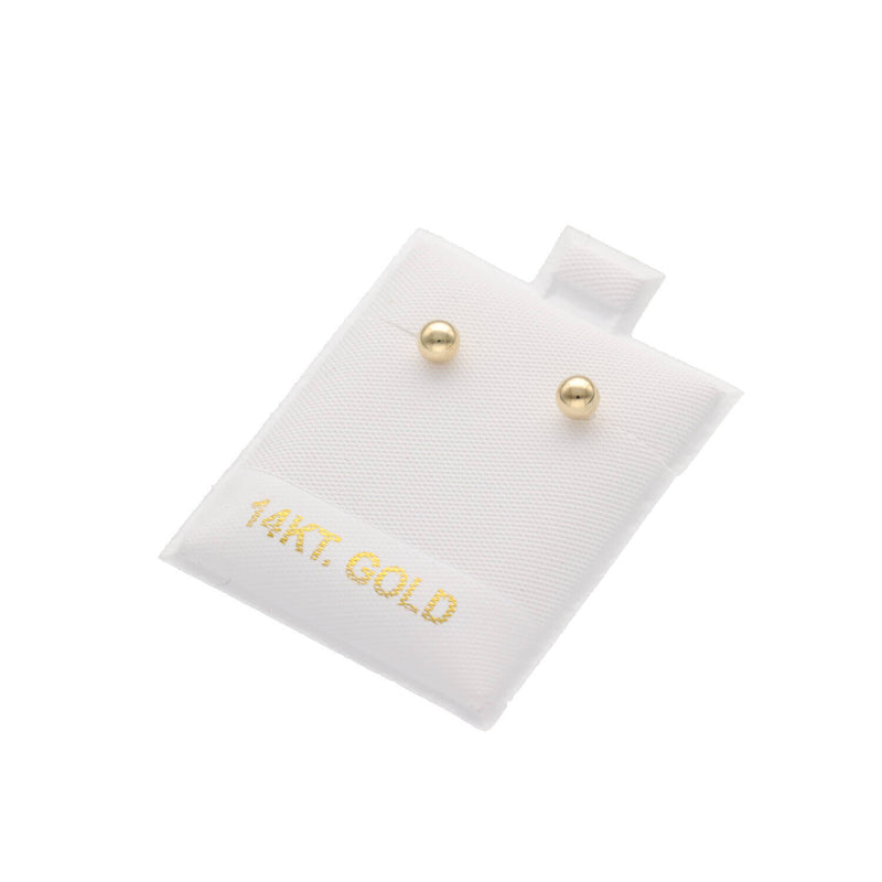 14k Gold ball Earrings #2